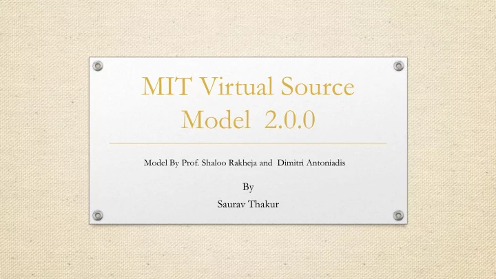 mit virtual source model 2 0 0