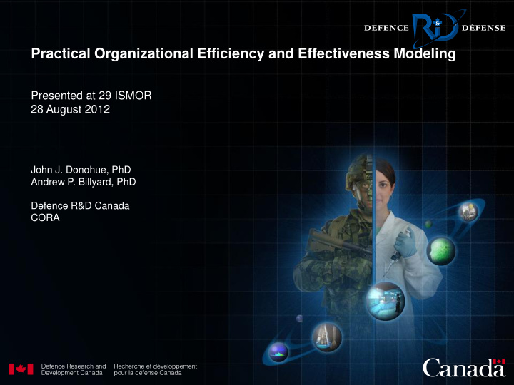 practical organizational efficiency and effectiveness