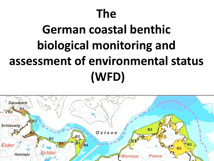 assessment of environmental status