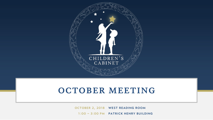 october meeting