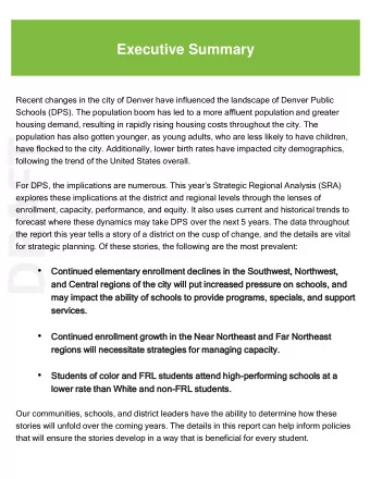 DRAFT  have flocked to the city. Additionally, lower birth rates have impacted city demographics,