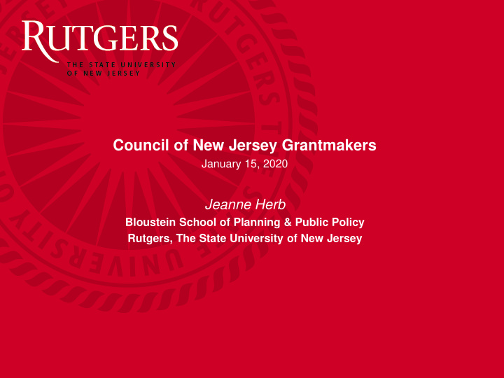 council of new jersey grantmakers