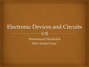 Muhammad Obaidullah  Bilal Arshad Tarar  Introduction    Problem    Design a Wien bridge