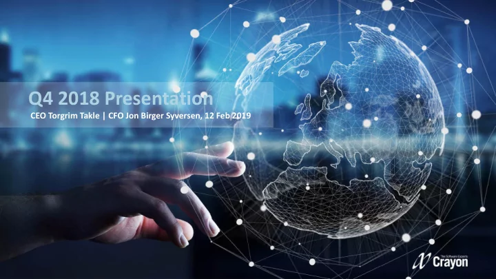 q4 2018 presentation