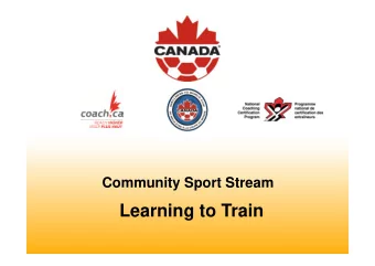 Learning to Train  Course Introduction  2  Classroom  I am  sessions  Reference Material