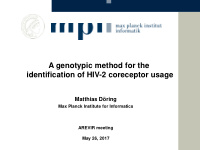a genotypic method for the identification of hiv 2