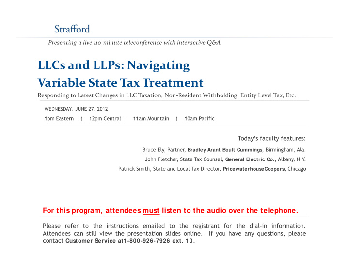 llcs and llps navigating variable state tax treatment