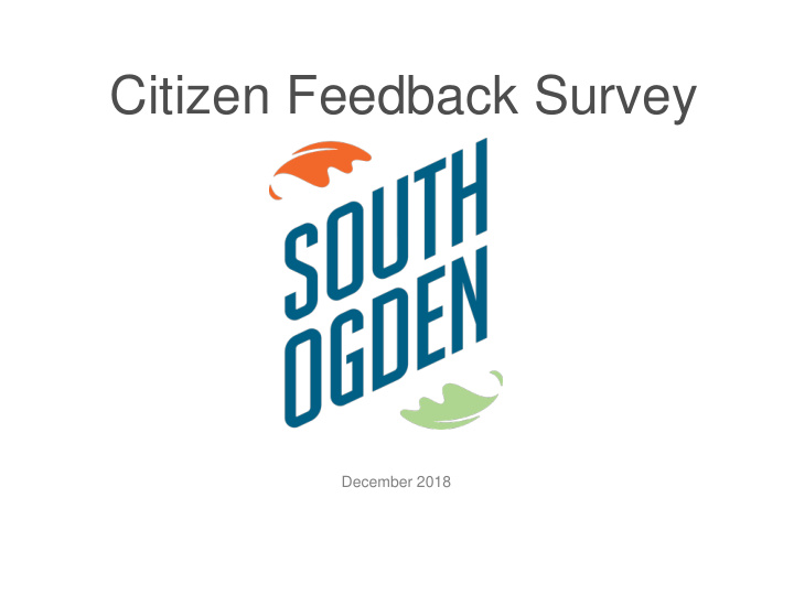 citizen feedback survey