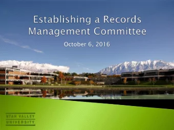 October 6, 2016  Began in 1941 as Central Utah Vocational School  Became an official