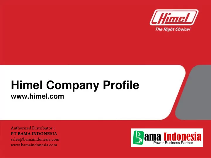 himel company profile