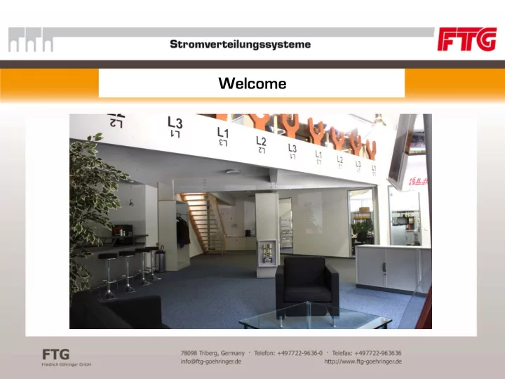 welcome