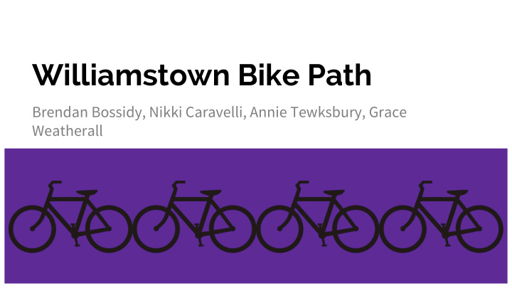 williamstown bike path