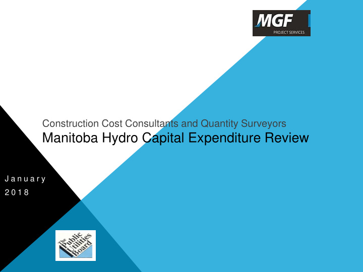 manitoba hydro capital expenditure review
