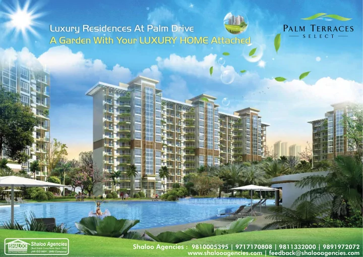 luxury residences at palm drive a garden with your luxury