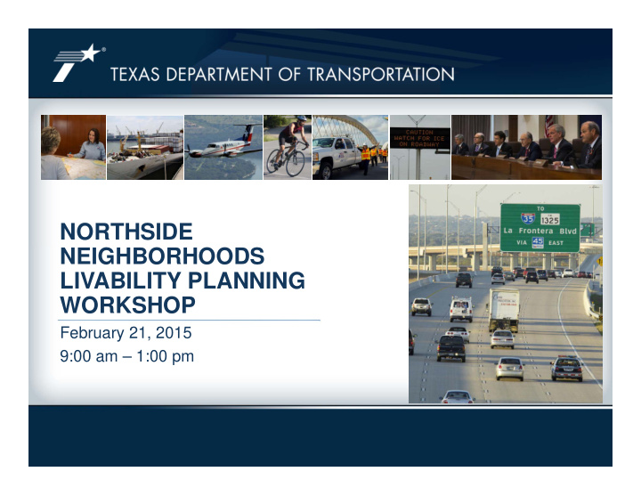 northside neighborhoods livability planning workshop