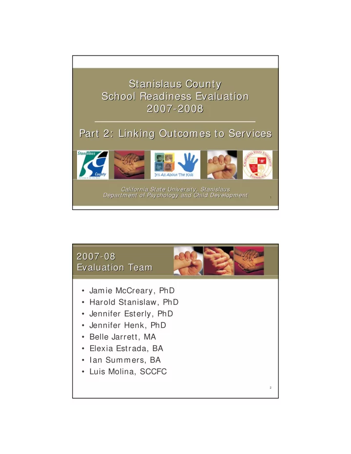 stanislaus county stanislaus county school readiness