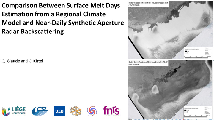 estimation from a regional climate