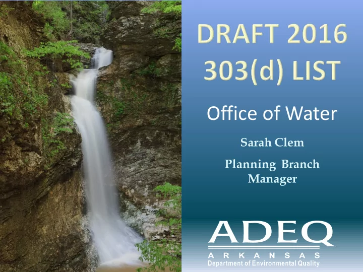 office of water
