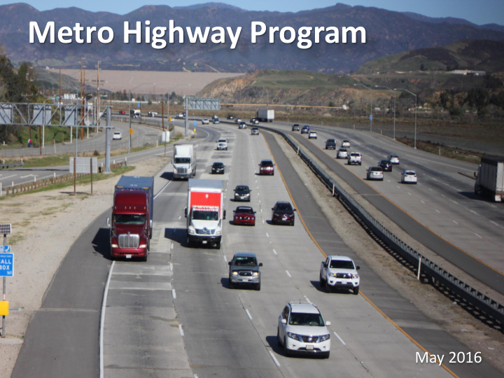 metro highway program