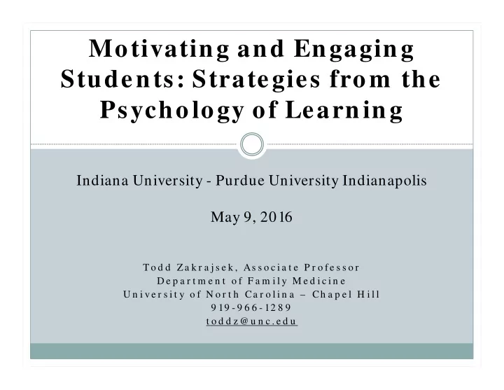 motivating and engaging students strategies from the