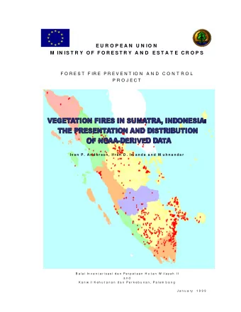 E U R O P E A N  U N IO N  M IN IS T R Y  O F  F O R E S T R Y  A N D  E S T A T E  C R O P S  F O