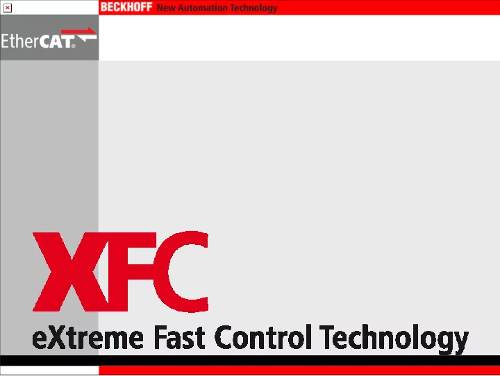 optimized control and communication architecture for