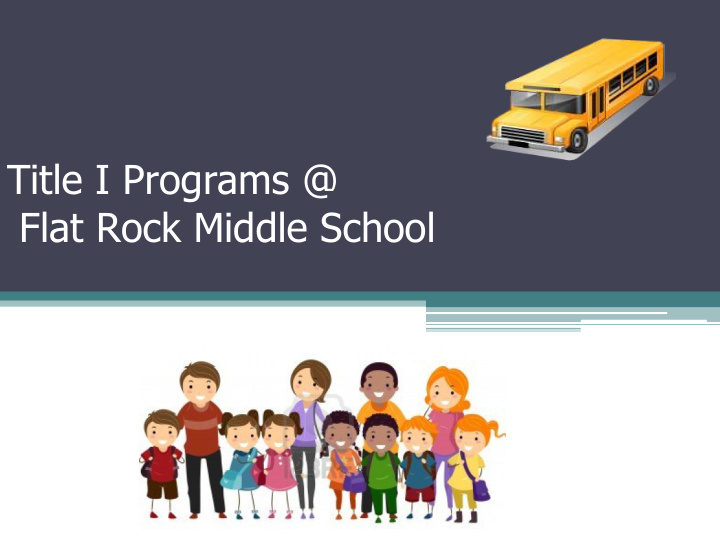title i programs flat rock middle school our commitment