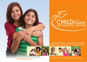 Supporting Children   Strengthening Families  Empowering Communities   Changing Lives  A nonprofjt