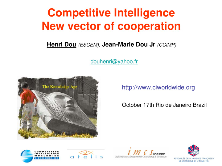 competitive intelligence new vector of cooperation