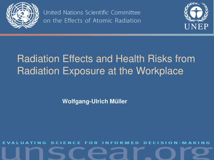 radiation effects and health risks from radiation
