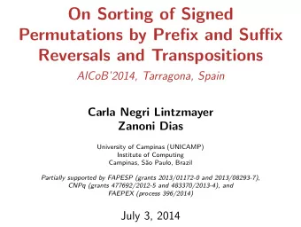 On Sorting of Signed  Permutations by Prefix and Suffix  Reversals and Transpositions