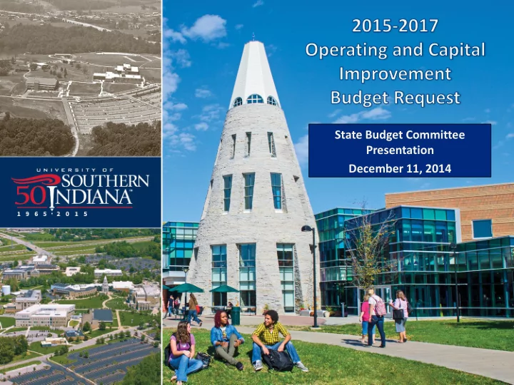 state budget committee presentation december 11 2014