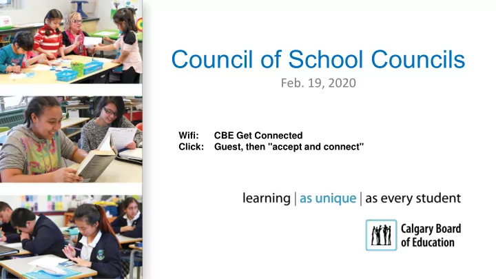 council of school councils