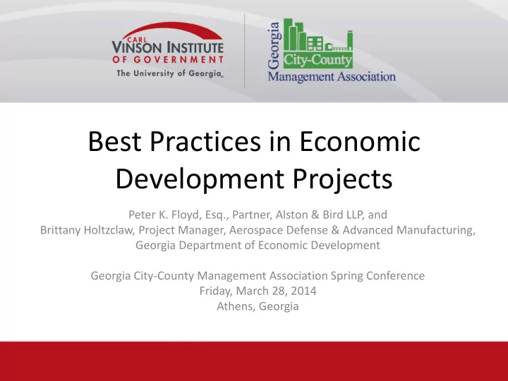 development projects