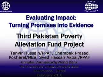 Third Pakistan Poverty  Alleviation Fund Project  Tanvir Hussain/PPAF, Champak Prasad