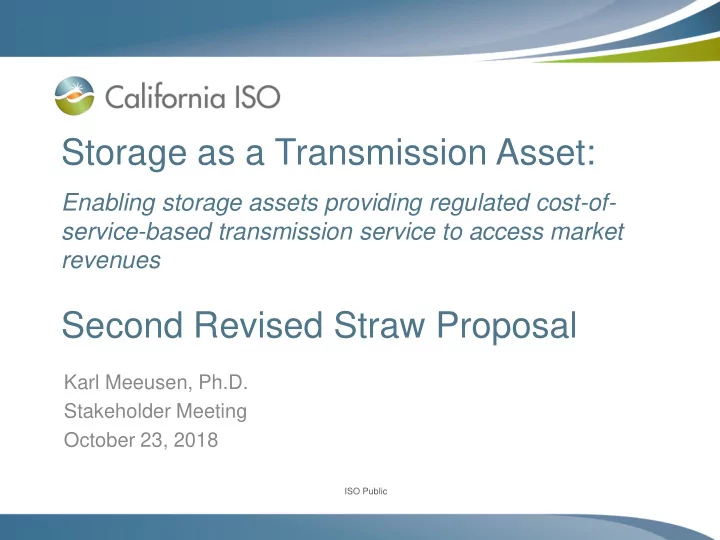 storage as a transmission asset