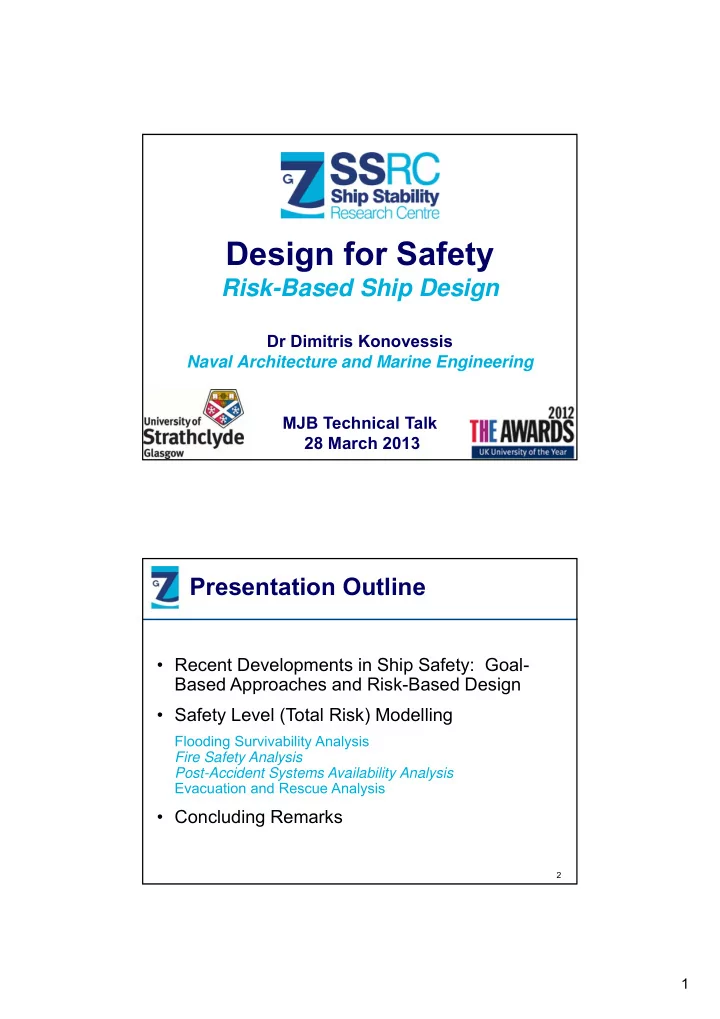 design for safety