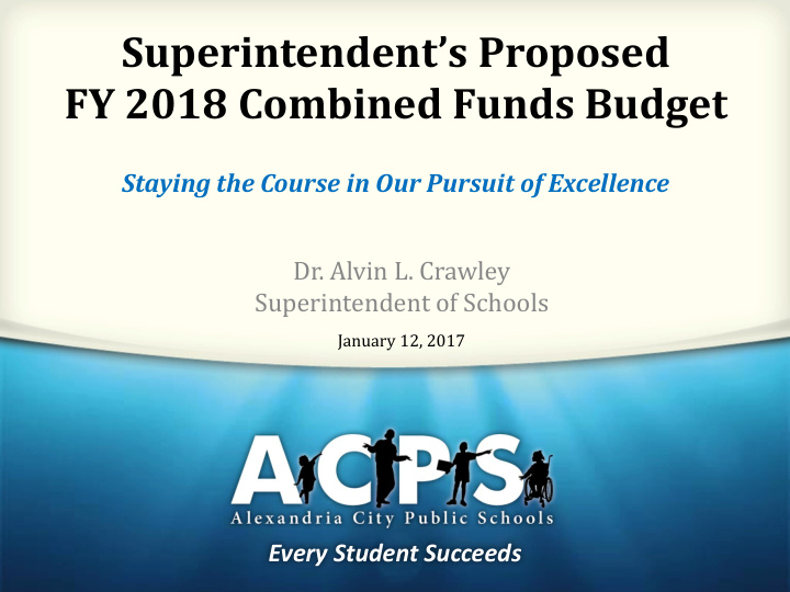 superintendent s proposed