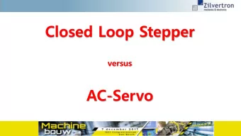 AC-Servo  Door:  Ren Jansen  (directeur/mede-eigenaar)  Closed Loop Stepper  better  than