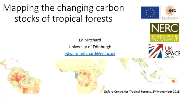 stocks of tropical forests