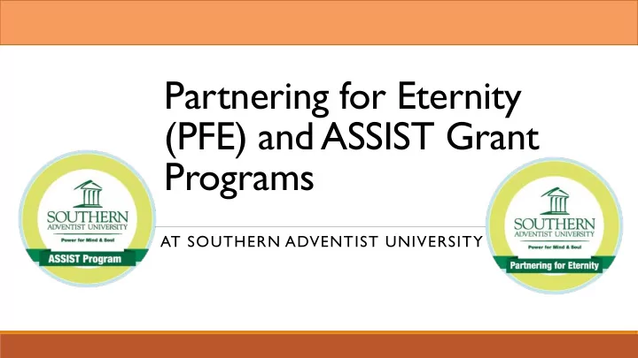 partnering for eternity