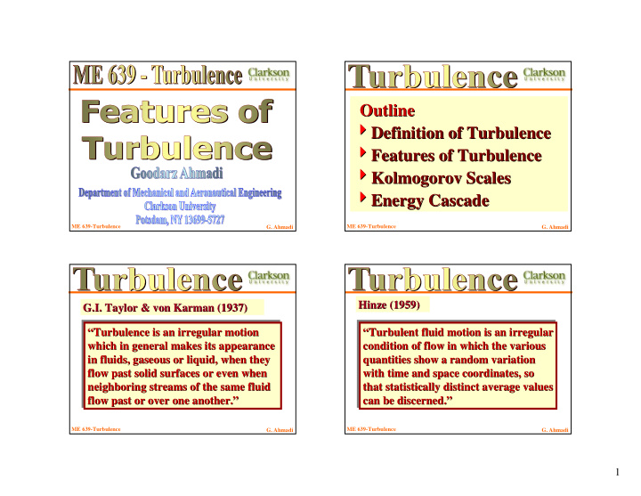 outline outline 4 definition of turbulence 4 definition