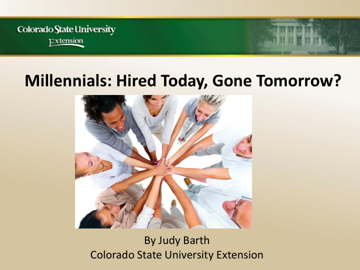 millennials hired today gone tomorrow