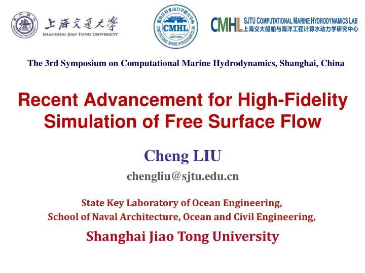 simulation of free surface flow