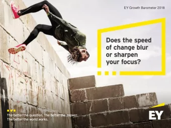 The better the question. The better the answer.  The better the world works.  Your presenter