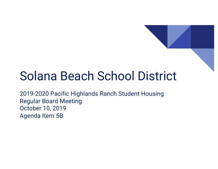 solana beach school district