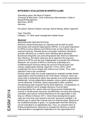 EASM 2014  scarcity in infrastructure resources and difficulties recruiting and retaining