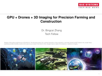 Construction  Dr. Bingcai Zhang  Tech Fellow  Release of this guide is approved as of 02/28/2014.