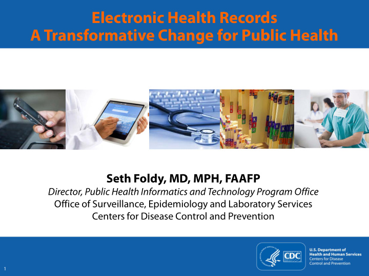 electronic health records a transformative change for