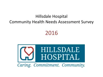 2016  Respondents  1110 people responded to the HC survey  compared to 983 in 2013.  Not all
